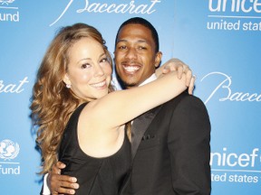 Mariah Carey and Nick Cannon attend the 2009 Unicef Snowflake Ball in New York City on Dec. 1, 2009. WENN.COM