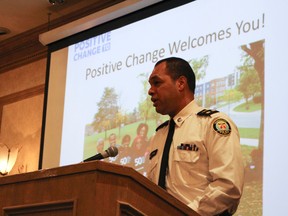 Toronto Police Deputy Chief Peter Sloly attends a policing conference addressing Somali-Canadian relations in North Etobicoke on Jan. 17, 2015.Toronto Police have employed six Somali officers to improve relations with youth in the area in an effort to battle gun crime. (Jenny Yuen/Toronto Sun)