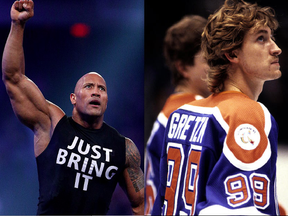 Dwayne "The Rock" Johnson, Wayne Gretzky and Jackie Gleason all have been referred to as The Great One.