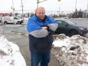 Bill Rahm of Barrhaven said he saw a man waving a handgun in the middle of Woodroffe Avenue on Saturday, Jan. 17, 2015 around 9 a.m. It shocked he and his wife. Guns and gangs officers continue to investigate who the man is and why he was carrying a gun. No shots were fired.
KEATON ROBBINS/Ottawa Sun/QMI AGENCY