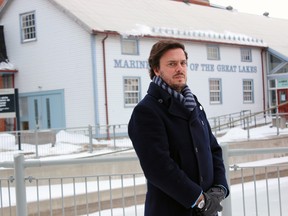 Ward 10 coun. Peter Stroud, at the Federally owned Kingston Dry Dock and Pumphouse where the Marine Museum of the Great Lakes is located  in Kingston, Ont. on Sunday January 18, 2015. Steph Crosier/Kingston Whig-Standard/QMI Agency