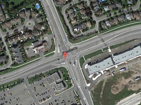 Ottawa cops have a picture of a suspect they are seeking in a gun incident at Strandherd and Woodroffe Saturday morning, Jan. 17, 2015. But, for now, they are not releasing it to he public. (Google Maps image)