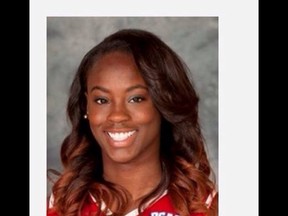 Shanice Clark, a 21-year-old university basketball player from Toronto, was found lifeless in a Pennsylvania dorm room over the weekend. (Photo from Facebook)