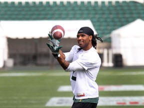 Fred Stamps spent his entire CFL career with the Eskimos before being traded to the Alouettes last week. (Perry Mah, Edmonton Sun)