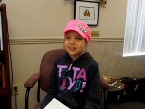 Makayla Sault, an 11-year-old New Credit First Nation girl who refused chemotherapy to treat her leukemia, has died.
(Screenshot from YouTube)