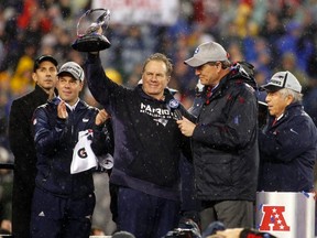 Patriots coach Bill Belichick is under investigation in "deflategate." (USA TODAY SPORTS)
