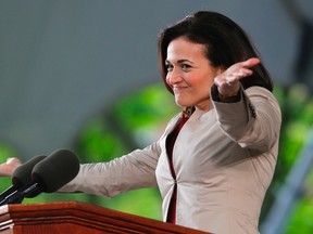 Facebook's COO Sheryl Sandberg.   REUTERS/Brian Snyder