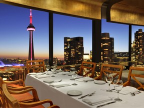 Toula Restaurant & Bar in the Westin Harbour Castle, taking part in Winterlicious, has tables with a view of downtown Toronto and Lake Ontario. (Handout)
