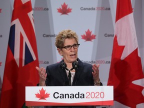 Ontario Liberal Premier Kathleen Wynne gave the keynote address at the Canada 2000 luncheon at the Chateau Laurier Hotel in Ottawa Tuesday Jan 20, 2015.  Tony Caldwell/Ottawa Sun/QMI Agency