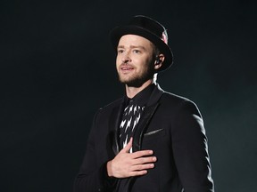 Justin Timberlake. 

REUTERS/Youssef Boudlal