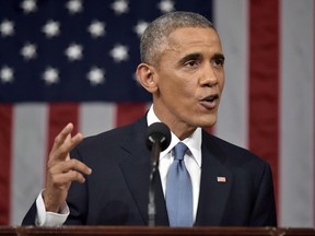 U.S. President Barack Obama delivers his State of the Union address to a joint session of Congress on Capitol Hill in Washington, January 20, 2015. REUTERS/Mandel Ngan/Pool