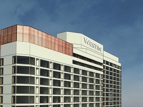A rendering of the banquet room the Westin on Colonel By. Dr. wants to build on the 22nd floor. SUBMITTED IMAGE