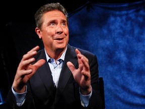 Hall of Fame NFL football quarterback Dan Marino speaks during an interview with Reuters in New York, January 21, 2015. (REUTERS)