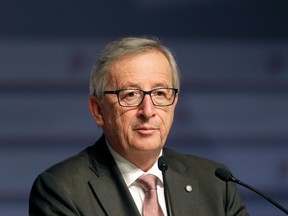 European Commission President Jean-Claude Juncker listens during a news conference in Riga January 8, 2015. REUTERS/Ints Kalnins