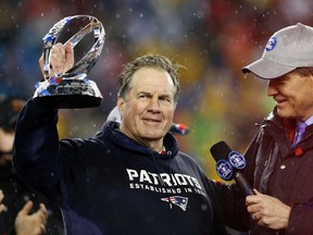 New England Patriots head coach Bill Belichick. (Greg M. Cooper-USA TODAY Sports)