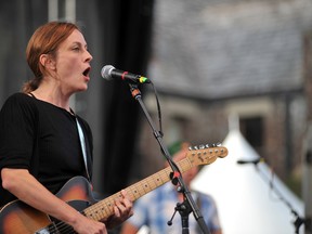 Sarah Harmer, performing in Banff National Park last June as part of the Performance in the Park concert series, headlines a fundraiser Thursday at Kingston Community Health Centres’ Weller Avenue location. (Andrew Hoshkiw/QMI Agency)