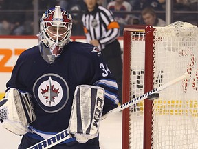 Michael Hutchinson has helped the Jets improve dramatically between the pipes and is a big part of their stellar great at the goaltending position.
