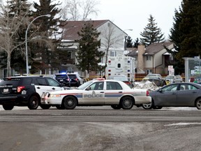Southwest Division patrol members responded to a call to assist EMS at approximately 6:40 a.m, Wednesday, in the neighbourhood of Blue Quill, near 25 Avenue and 120 Street. Upon arrival, officers discovered the body of a man lying on the road. (FILE PHOTO)