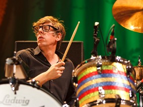 Patrick Carney with The Black Keys performs at Rexall Place in Edmonton, Alta., on Tuesday, Oct. 28, 2014. The Black Keys are on their Turn Blue World Tour. Ian Kucerak/ QMI Agency