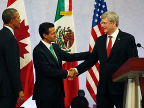 Harper, Obama and Peña Nieto