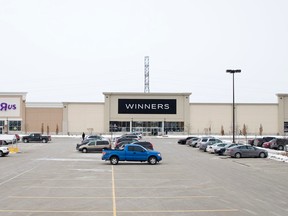 A row of big box stores along Wonderland Road South in London, Ontario. (CRAIG GLOVER, The London Free Press)