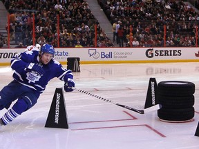 Phil Kessel skates hard at the NHL's All-Star Skills Competition in Ottawa three years ago. (Tony Caldwell/QMI Agency/Files)