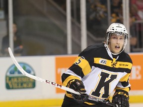 Defenceman Shawn Tessier scored the lone goal for the Kingston Frontenacs in a 2-1 loss to the host Kitchener Rangers in Ontario Hockey League action on Friday night. (Whig-Standard file photo)