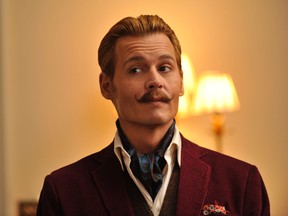 Johnny Depp in "Mortdecai."