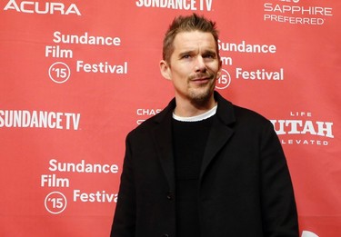 Actor Ethan Hawke attends the premiere of the film "Ten Thousand Saints" at the Sundance Film Festival in Park City, Utah, January 23, 2015.  REUTERS/Jim Urquhart