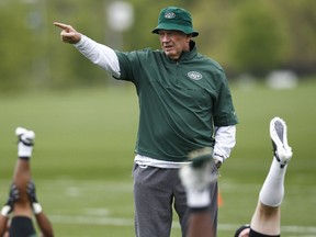 New York Jets special teams coordinator Mike Westhoff gestures during the Jets rookie minicamp on May 4, 2012 in Florham Park, N.J. (Jeff Zelevansky/Getty Images/AFP)