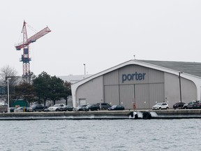 The Porter Airlines facilities at Toronto Billy Bishop City Centre Airport. (Veronica Henri/Toronto Sun)