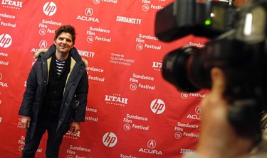 Actor Adam Scott attends the premiere of "Sleeping with Other People" at the Sundance Film Festival in Park City, Utah, January 24, 2015.  REUTERS/Jim Urquhart