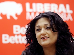 Manitoba Liberal leader Rana Bokhari speaks about the topic of racism during an interview in Winnipeg, Man. Sunday January 25, 2015. (Brian Donogh/Winnipeg Sun/QMI Agency)