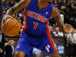 Brandon Jennings of the Detroit Pistons. (JOHN E. SOKOLOWSKI/USA TODAY Sports files)