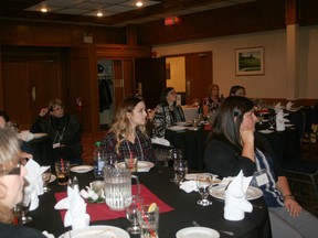 Women were settled into their seats on the night of Jan. 20 at Lakeview Inn for a night of presentations, learning and some networking.