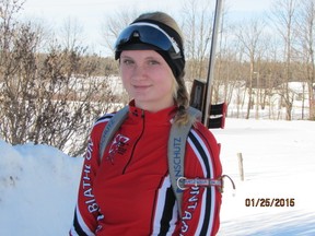 Mackenzie Turner, 16 and of Ice Lake on Manitoulin Island, is a national-level biathlon racer who is climbing the ladder in her sport.