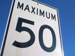 50 km speed limit