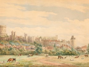 Windsor Castle (1879), water colour on paper, by George Harlow White.
(Courtesy Agnes Etherington Art Centre)