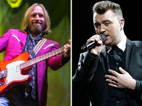 Tom Petty and Sam Smith. (QMI Agency file photos)