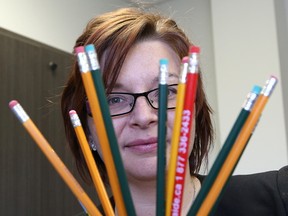 JOHN LAPPA/THE SUDBURY STAR
Dinah Laprairie, editor of Open Minds Quarterly, oversees the annual BrainStorm Poetry Contest.