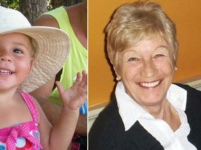 Andree Hamel, 70, and Jasmine Rodriguez Olshansky, 2, died in Costa Rica Monday. (Facebook)