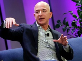 Amazon president, chairman and CEO Jeff Bezos. REUTERS/MIKE SEGAR