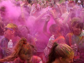 According to Peter Cory, executive director for Big Brothers Big Sisters of Kingston, Frontenac, Lennox and Addington, his group was to receive between $2,000 to $2,500 from the Run or Dye organization for helping out with last year’s event. (Whig-Standard file photo)
