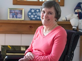 MS patient Margo Murchison was diagnosed with the disease when she was 27 years old. Now at 60, she says there hasn't been a better time for medical advancement for MS patients. (Dani-Elle Dube/Ottawa Sun)