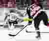Ottawa Senators' Clarke MacArthur just misses on a scoring chance on Dallas Stars' Kari Lehtonen during NHL hockey action at the Canadian Tire Centre in Ottawa, Ontario on January 29, 2015. Errol McGihon/Ottawa Sun/QMI Agency