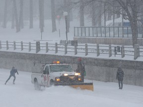 Winter lovers were out skating on the Rideau Canal in Ottawa Thursday Jan 29,  2015. Ottawa crews were keeping the canal cleared for skating a few days before hosting Winterlude which starts this weekend.  Tony Caldwell/Ottawa Sun/QMI Agency