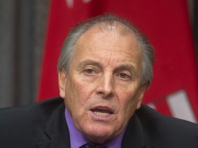 NDP cabinet minister Ron Lemieux on April 24, 2014.  Chris Procaylo/QMI Agency
