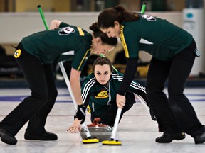 Kelsey Rocque has an all-new crew for this year's national championship, yet they have already booked their spot in Saturday's gold medal match. (Codie McLachlan file, Edmonton Sun)