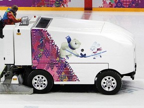 A Zamboni driver in Fargo, N.D., was arrested for drunk driving during a high school hockey game. (QMI Agency file photo)
