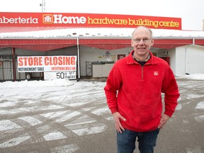 Stuart Kernohan is retiring and closing the Lumberteria Home Hardware Building Centre, a business with London roots going back 75 years. (DEREK RUTTAN, The London Free Press)
